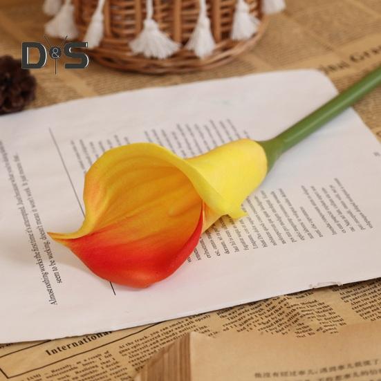 Neblunkantis dirbtinis augalas akį traukianti puošni gofruojanti Calla Simulation Flower