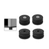 3D Printer Shock Absorption Silicone Feet Anti Vibration Pads Quiet Operation For High Precisions Printing