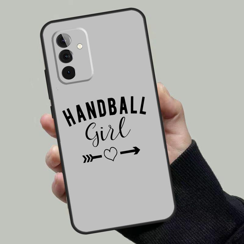 Play Handball Quotes Case For Samsung Galaxy A56 A36 A16 A33 A13 A23 A52 A32 A12 A54 A34 A14 A53 A15 A35 A55 A17