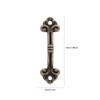 1Set Delicate Drawer Pull Handles Premium Zinc Alloy Pulling Handles for Cabinets Closets Wardrobes Kitchen Cabinets Decorative