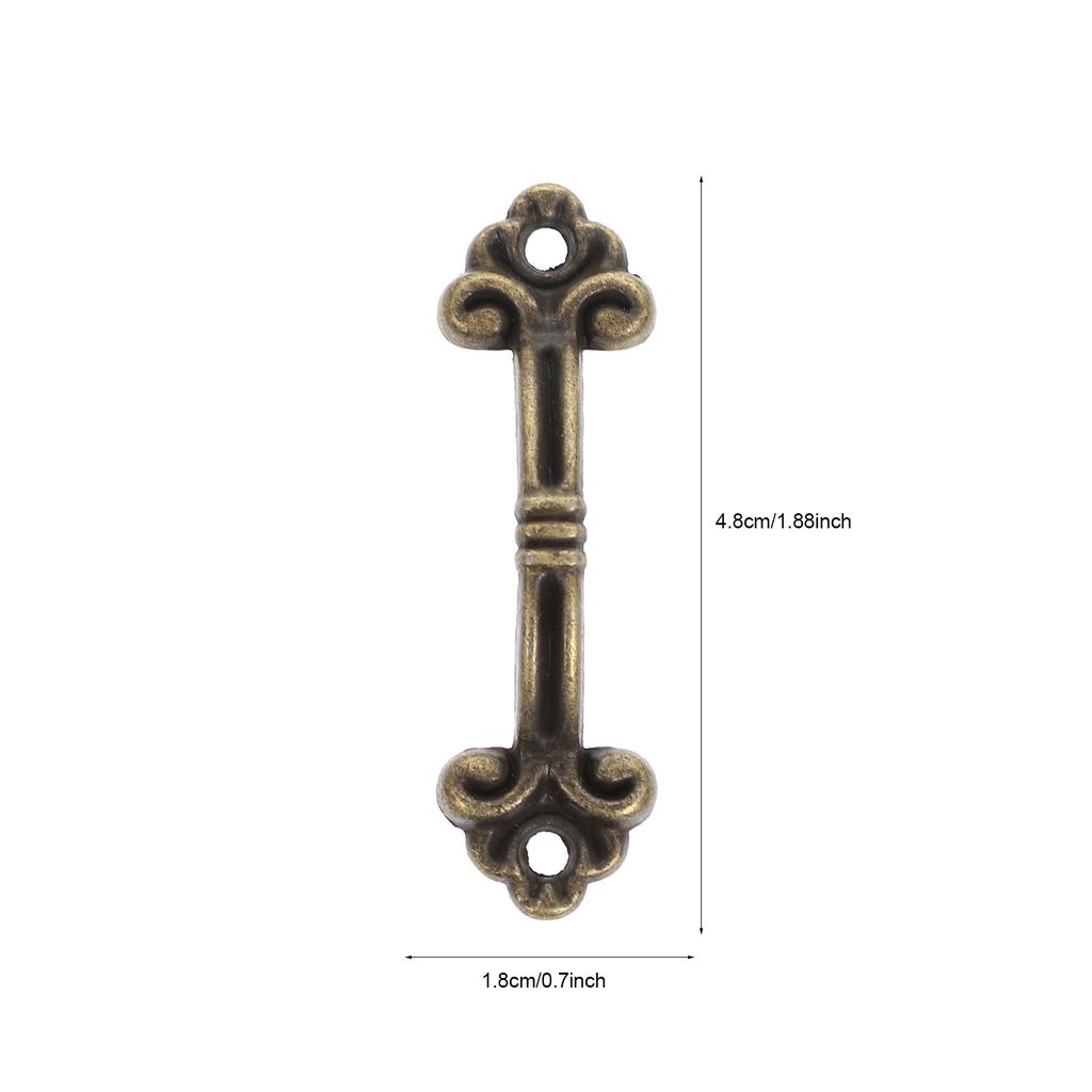 1Set Delicate Drawer Pull Handles Premium Zinc Alloy Pulling Handles for Cabinets Closets Wardrobes Kitchen Cabinets Decorative