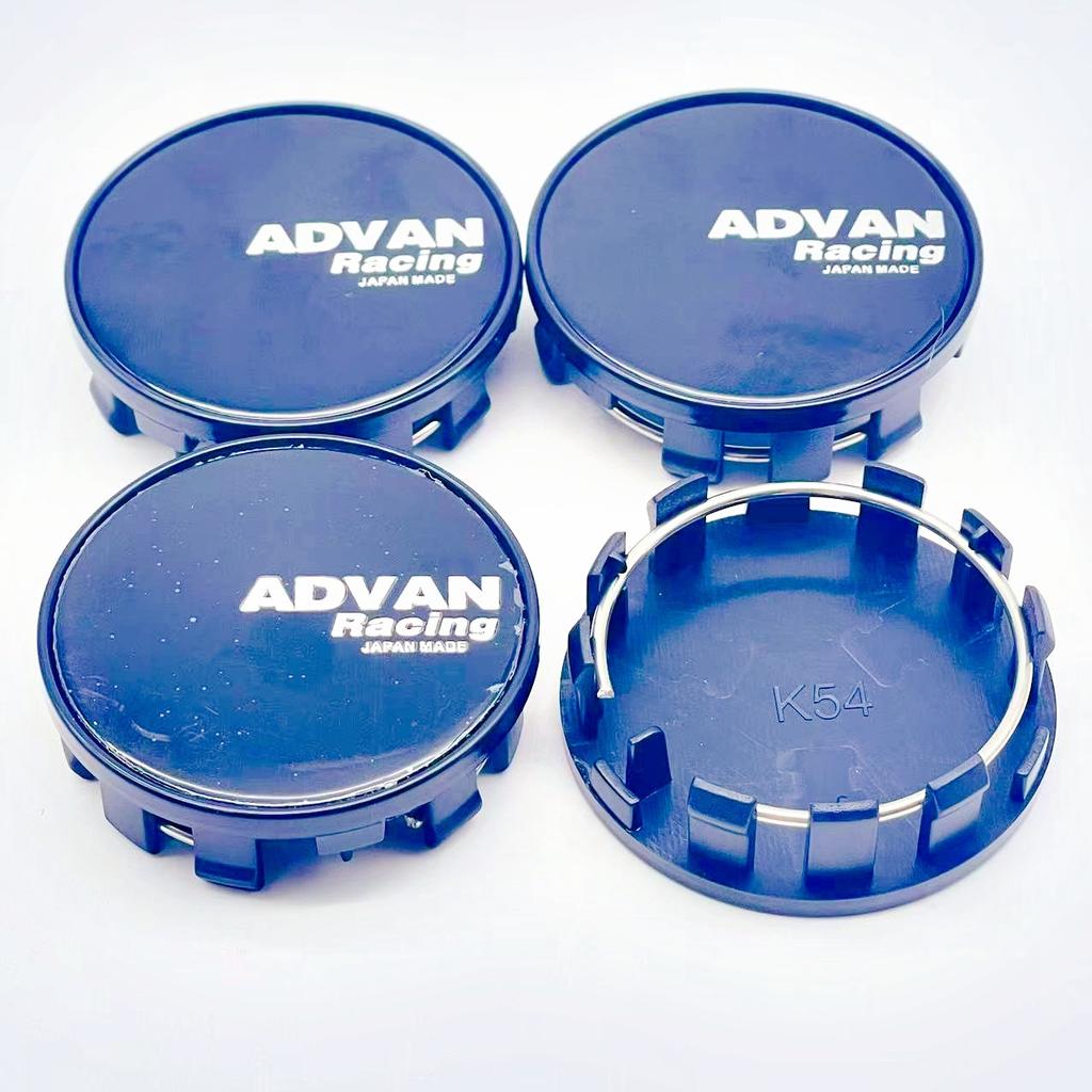 4pcs/Set High Quality 54mm ADVAN  Racing Car Wheel Center Hub Rim Cap Styling Cover For ADVAN Emblem Badge Stickers Accessories