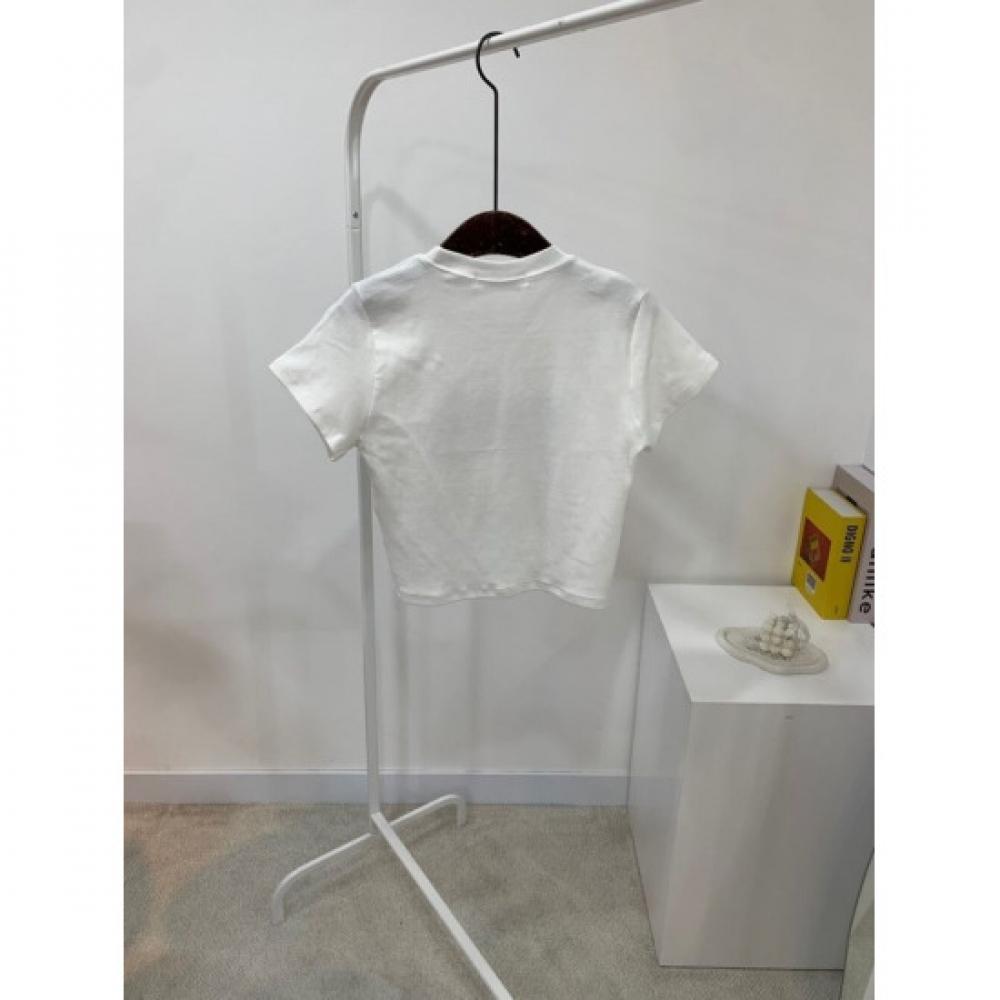 C S In The Room Bao prInTIng Crop ShorT Sleeve T ShirT 2Color