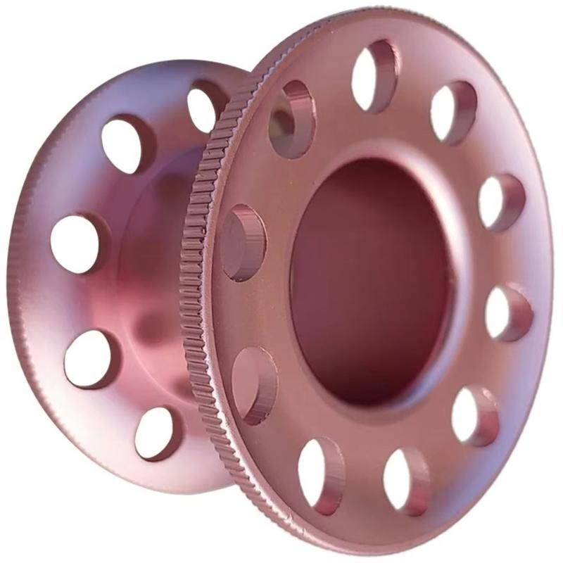 Light Weight Aluminum Alloy Miniature Corrosions Resistant 10 Hole Diving Reel for Diving and Underwater Photography