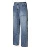 VASROCK Ally Straight Washed Carpenter Denim Pants Light Blue