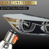 10PCS 12V 1157 Bulb Brake Light Bulbs Flat Feet Twin Filament Turn Signal Bulb Replacement For Marker Tail Running Parking Bulbs 7