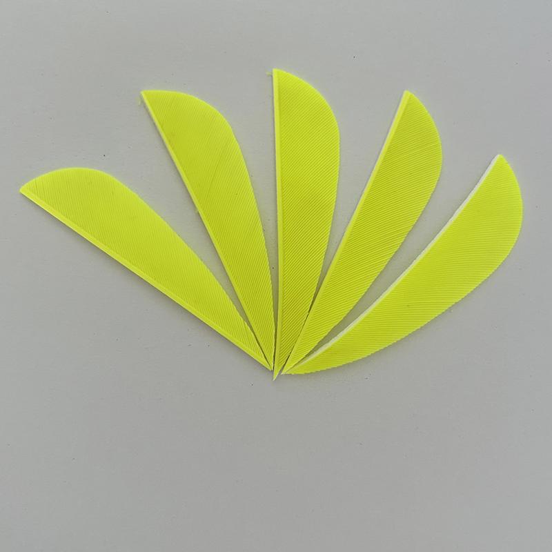 50Pcs Arrows 2.5Inch Turkey Feathers Fletching with Parabolic Water Drop RW Archery Feather for Hunting Bow Arrow Accessories 5