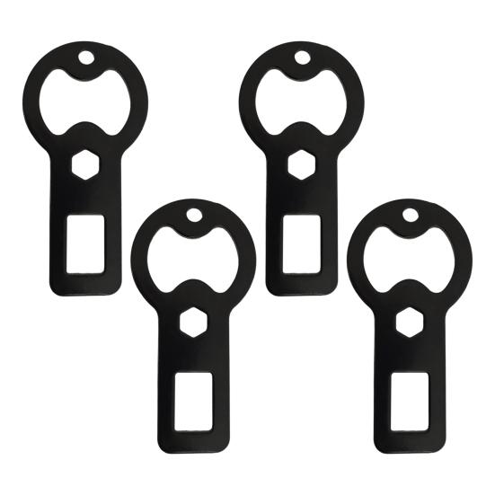 Tragbarer Flaschenöffner mit Schlüsselanhänger & Lanyard Edelstahl Bierflaschenöffner Stilvolles Geschenk für Auto Bar Camping Partygeschenke