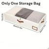 Modern Foldable Nonwoven Fabric Storage Bag For Bedroom Closet Organization