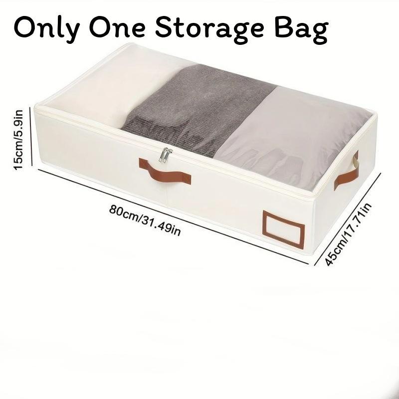 Modern Foldable Nonwoven Fabric Storage Bag For Bedroom Closet Organization