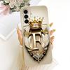 For Samsung Galaxy A57 A37 A17 5G Case SM-A176B SM-A376B SM-A576B Shockproof Cover Letter Crown Soft Funda For Samsung F17 Coque