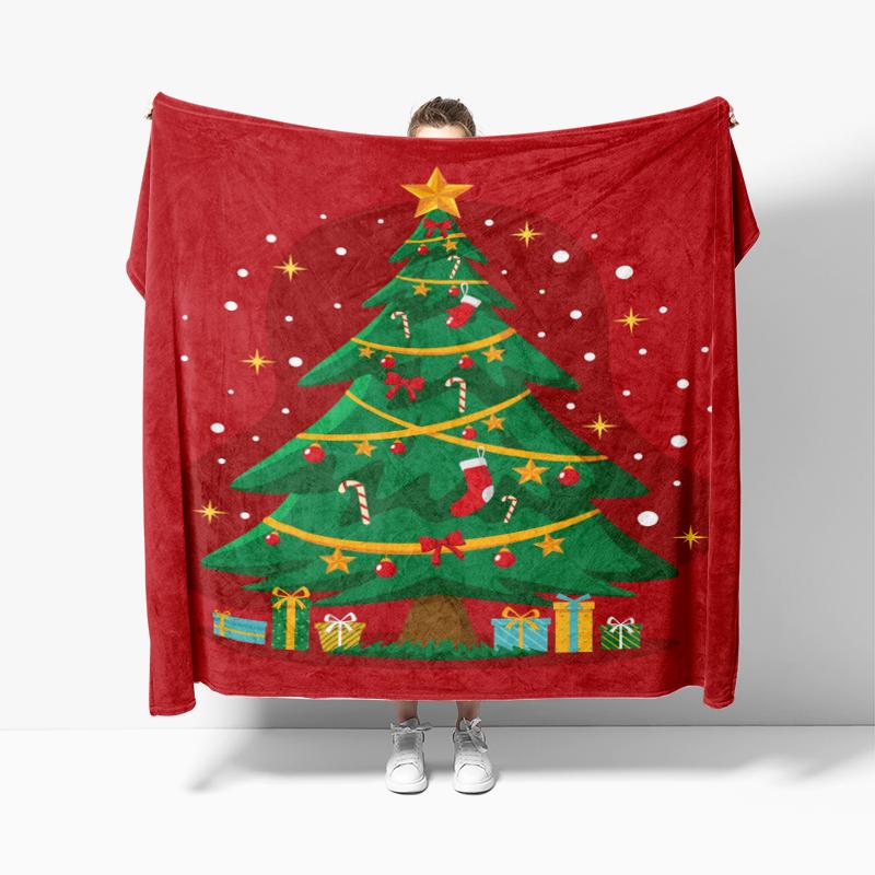 Wohndekoration Plüsch Überwurf Sofadecke Tagesdecke Bett flauschig weiche Decken Dekor Plaid Modern Halloween Frohe Weihnachten Winter