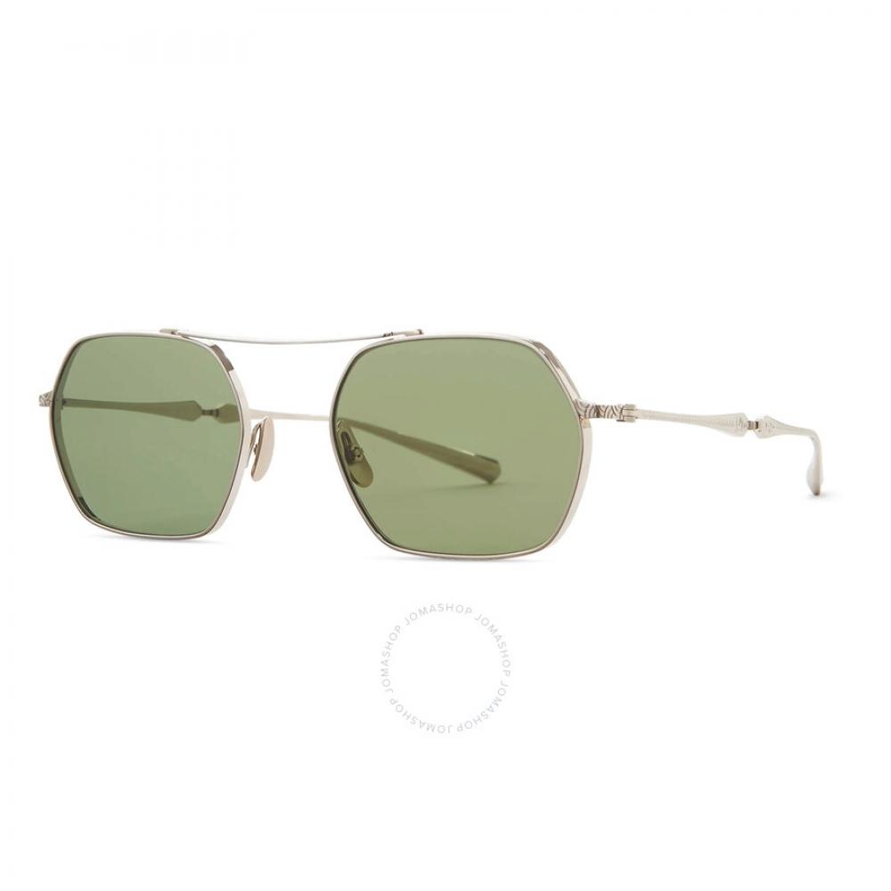 

Mr. Leight Ryder S Semi Flat Diamond Green Geometric Unisex Sunglasses ML4028 52 GG SFDMDGRN