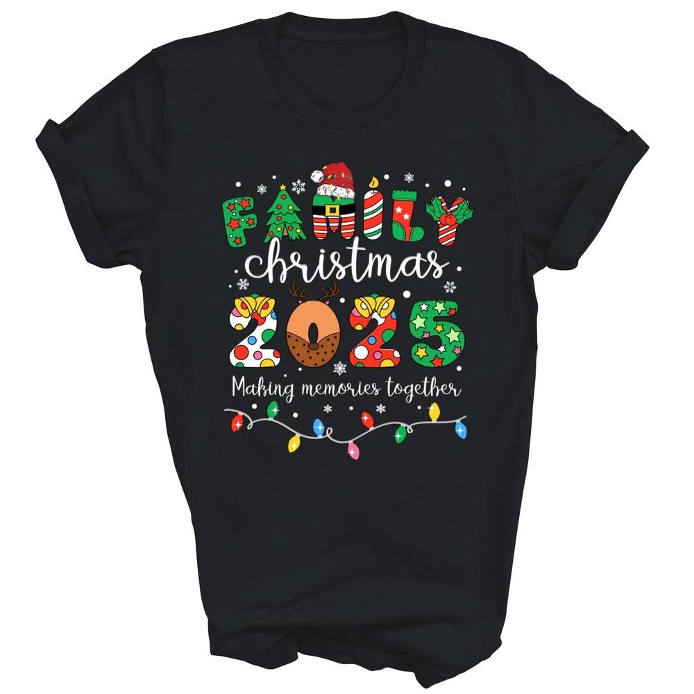 

Family Christmas 2025 Matching Xmas Unisex Shirt Gift M