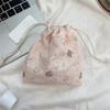 Cute Cartoon Animals Drawstring Makeup Bag Portable Travel Mini Cosmetic Lipsticks Storage Pouch Multifunctional Bundle Bag