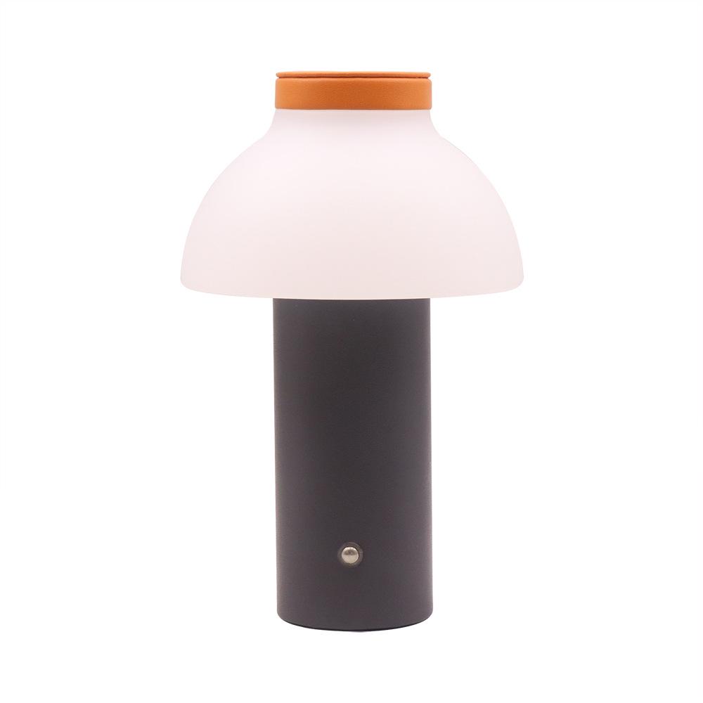 

Nordic PE Leather Touch Night Light - Eye-Protecting Macaron Table Lamp with Ambient Glow Tri-color Light сірий колір