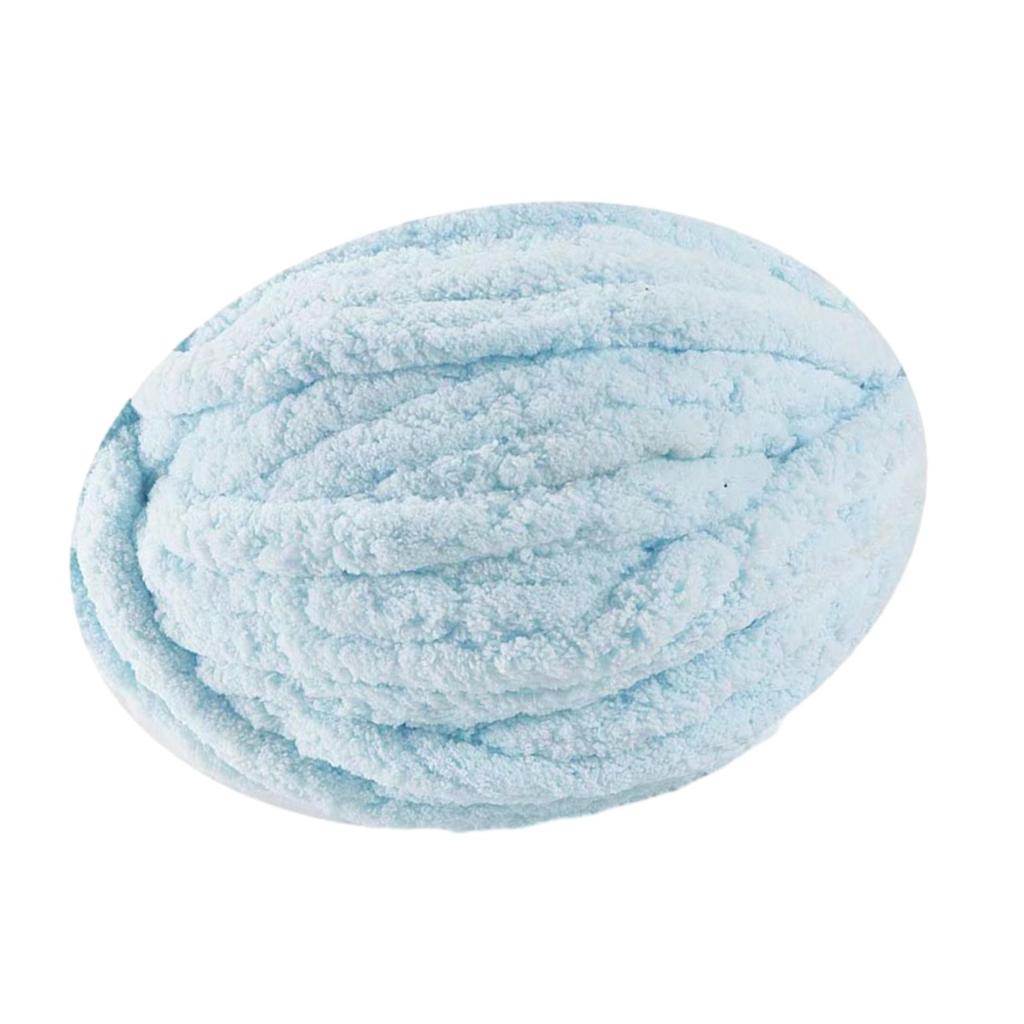 Thick Chunky Yarn Bulky Yarn Comfortable Knit Yarn Polyester Yarn for Knitted Blanket Mat Weaving Scarf DIY Craft Cushion