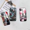 CJ57 France Paris Eiffel tower Phone Case for Samsung Galaxy S20 S21 S22 Ultra FE + Plus A21S A22 A24 A25 A26 A30 A30S A31