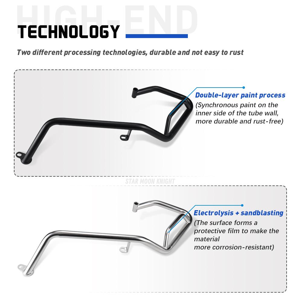 For Honda XADV 750 XADV750 2021-2025 New Model Motorcycle Bumper Protection Metal Anti-collision Bar Frame Protector Frame