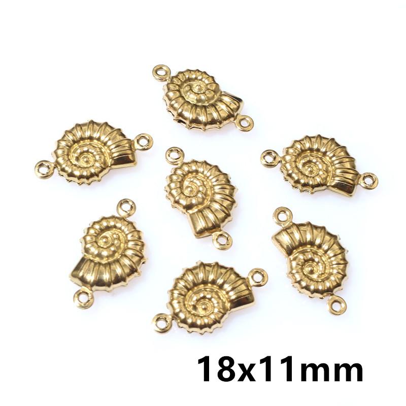 20pcs Stainless Steel Animal Charms Fish Turtle Bee Bear Pendants Crafts for Necklace Bracelet Earrings DIY Jewelry Accessories
