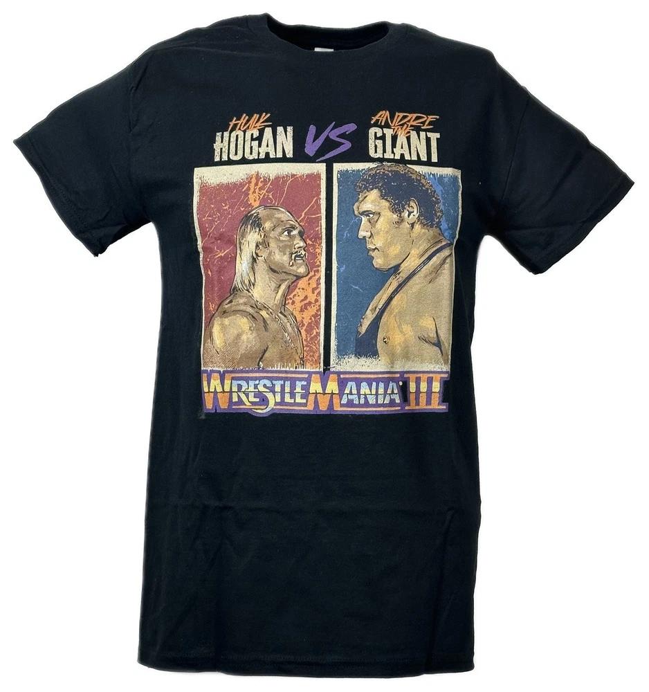 Hulk Hogan Vs Andre The Giant WrestleUnisexia III Black Tshirt M