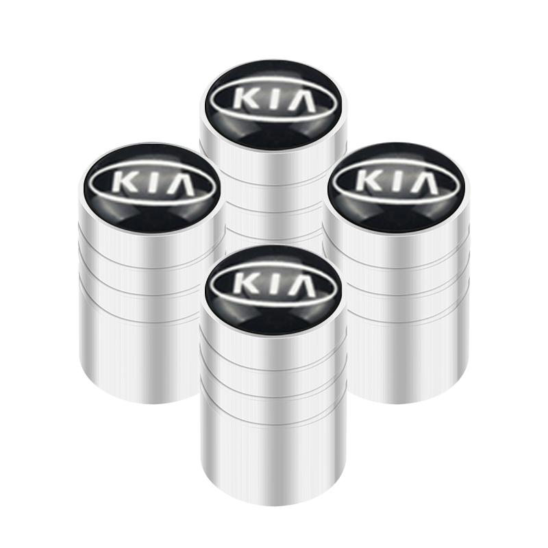 

4pcs Car Wheel Tire Valve Caps Dust Accessories For KIA Sportage Rio Ceed Picanto K5 K9 Sorento auto Accessories styling