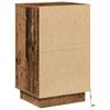 Nightstand Reclaimed Wood Look 39 x 34.5 x 65 cm Engineered Wood