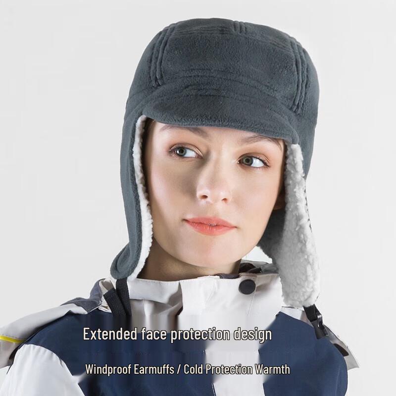 Tri-polar TP6405 Double-Layer Sherpa Fleece Earflap Ski Hat
