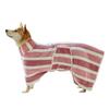 Peignoir pour chien à séchage rapide Serviette de bain ultra-absorbante pour chien Manteau épaissi doux pour chien pour séchage d'animal de compagnie Pour les amoureux des animaux de compagnie Accessoires de bain