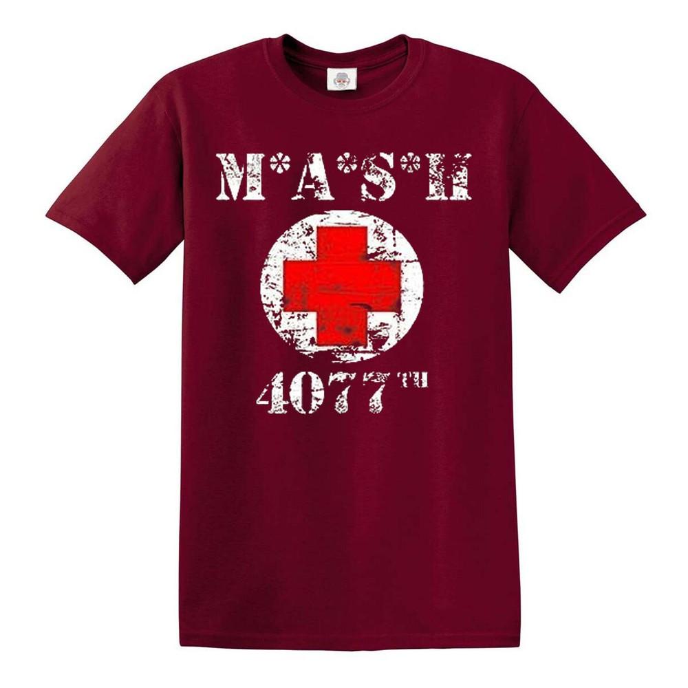 Mash vintage red cross 4077 mens tshirt mens ladies gift top tshirt tee top