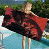 Jujutsu Kaisen Choso Yuji Microfiber Blanket Quick Drying Beach Towels Oversized Printing Super Absorbent Pool Towel Blanket