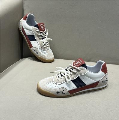 Sommer neue Lederschuhe weiche Innensohle Schuhe Schnürung niedriger Schaft Sport und Freizeit bc