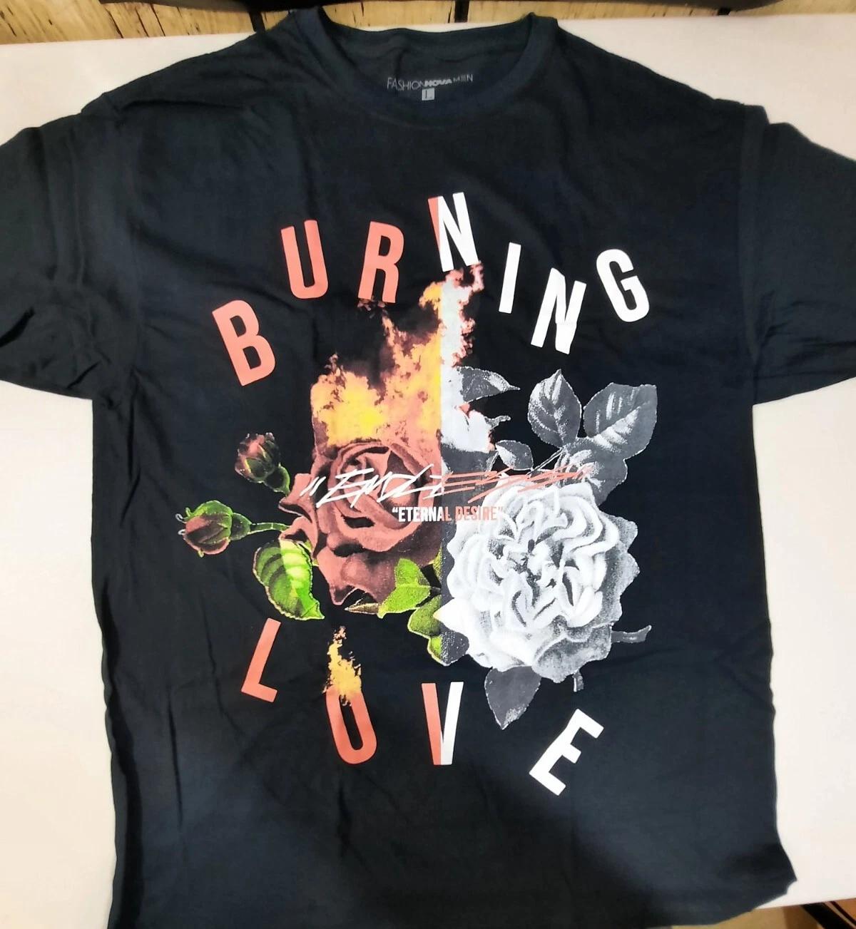 BURNING LOVE eternal Desire Band T Shirt 2XL 4XL