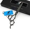 6.0 Inch Black, Hollow, Hair Scissors, Hair Scissors, Flat Scissors, Tooth Scissors, Thin Scissors