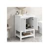 Bathroom Furniture - MUVOE - 60cm - Ceramic Sink - White - Contemporary Design