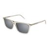 Saint Laurent Mirror Leg Letter Irregular Shape Sunglasses Men Sunglasses Beige SL668003
