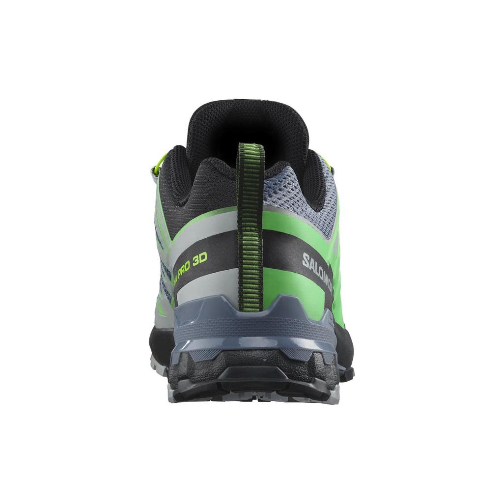 Salomon XA Pro 3D V9 Round Toe Shock Absorbing Low Top Outdoor Shoes Men Shoes Green Gray Black 472719