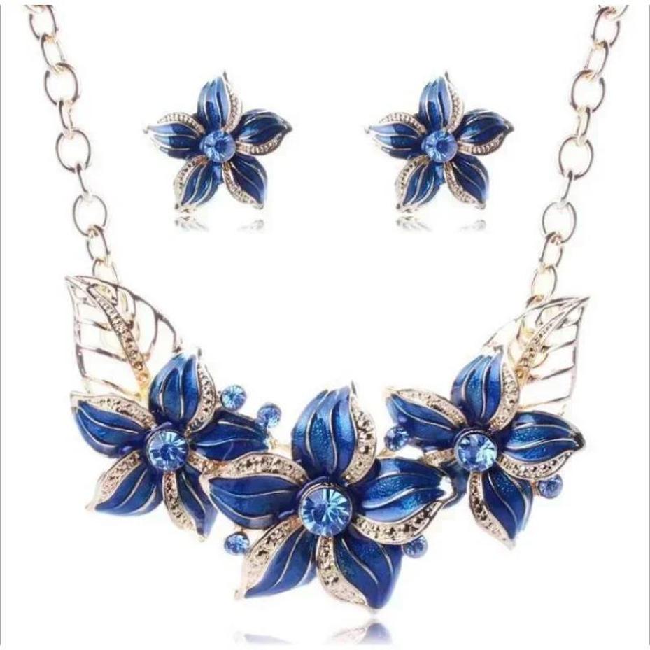 1 Set Fashion Jewelry Sets Enamel Jewelry Sets Fashion Geometric Circle Women Accessories