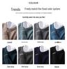 Men's 100% Pure Wool Polo Neck Sweater - Business Casual Autumn/Winter Knitwear