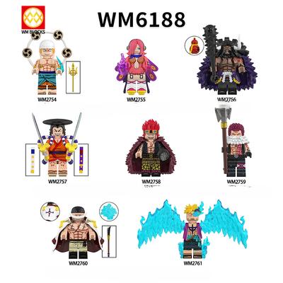 MOC  WM6188  Anime Figure Bricks 1 Pcs Assembled Compatible Building Block Toys for Children Friends Gift