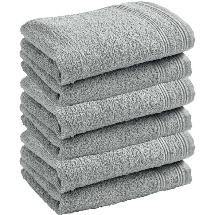 Set of 24 "Spa" Terry Guest Towels 30 X 50 Cm / 400 Gr/m² - "Spa" Pearl