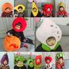 Cute Funny Cartoon Fruit Headgear Hat Kids Adults Photo Prop Festival Travel Performance