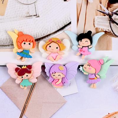 [ROMANTIC LIFE HOUSE] Lässige 20 Stück Blumenfee Puppe mit Flügeln Heimdeko Miniatur Spielzeug Ornament Geschenk