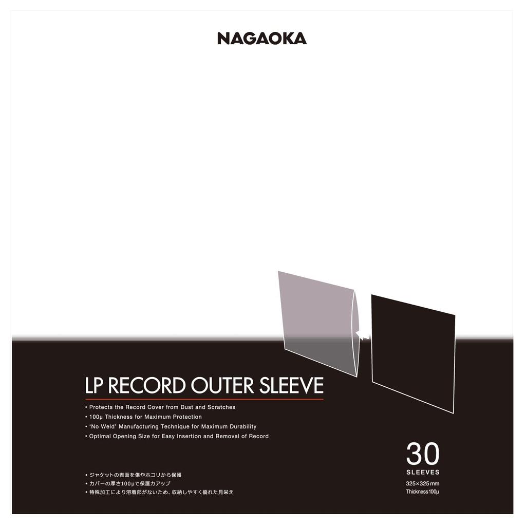 NAGAOKA Record Outer Jacket Outer NAGAOKA JC30LP (30 Pieces) [record Bag]