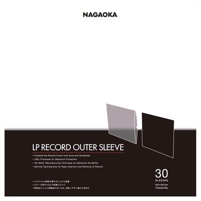 NAGAOKA Plattenaußenhülle Außenhülle NAGAOKA JC30LP (30 Stück) [Plattentasche]