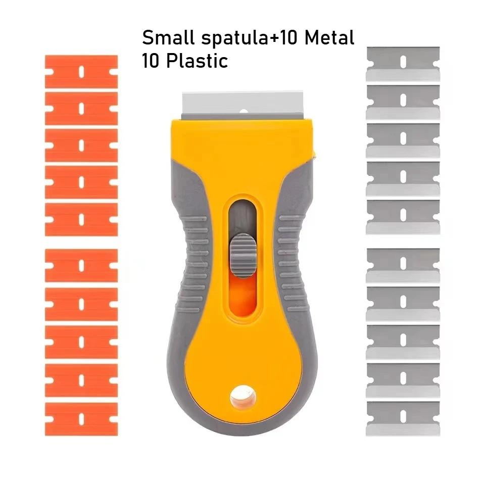 Cleaning Scraper Window Glass Ceramic Scraper Two Kinds Blade Plastic Handle Automotive Film Sticker Remover