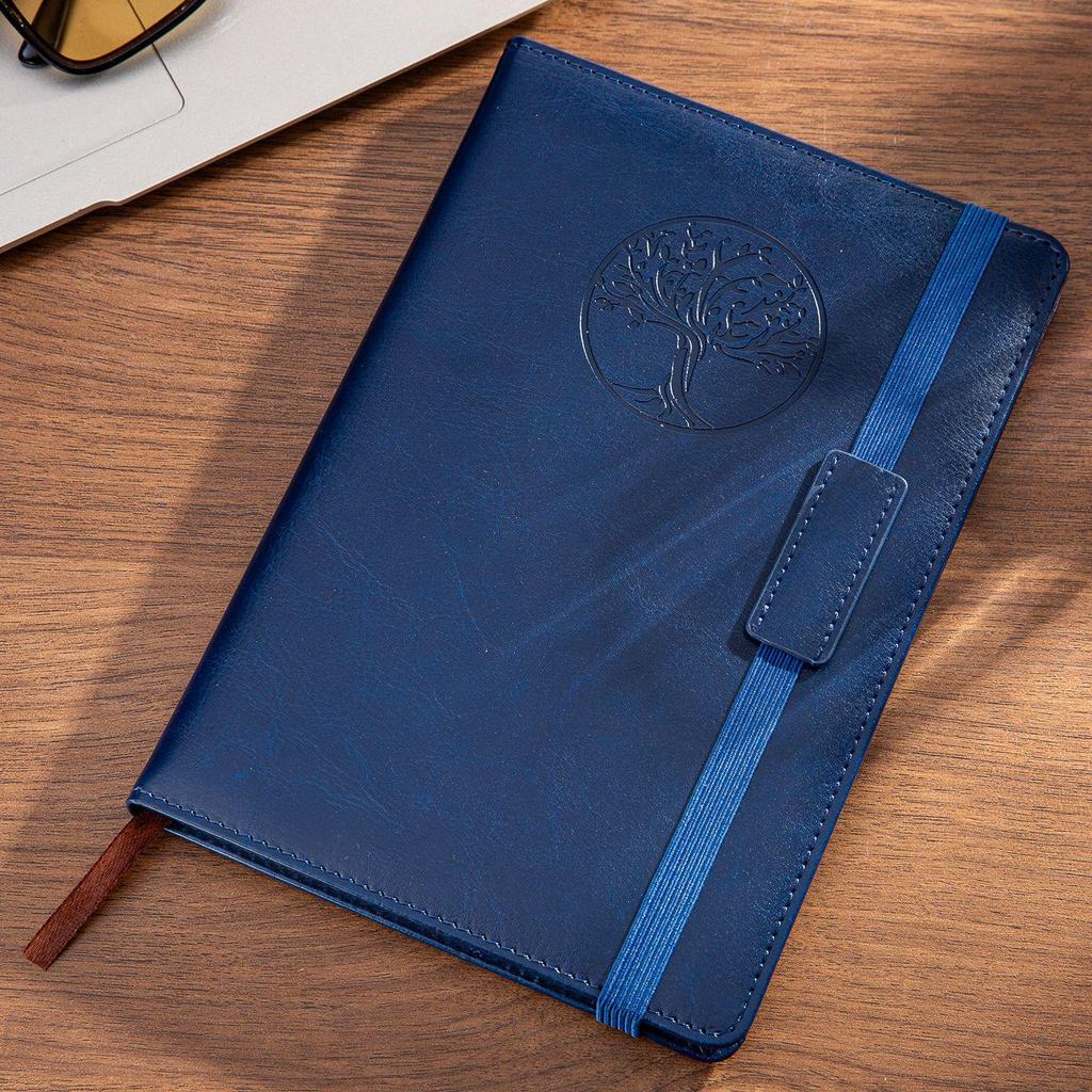 Cross-Border A5 Soft Leather Retro Business Notebook Diary