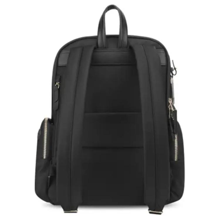 Samsonite Khaleesi Brand Logo Zipper Closure Fabric Backpack Men backpack Black NU8-09002