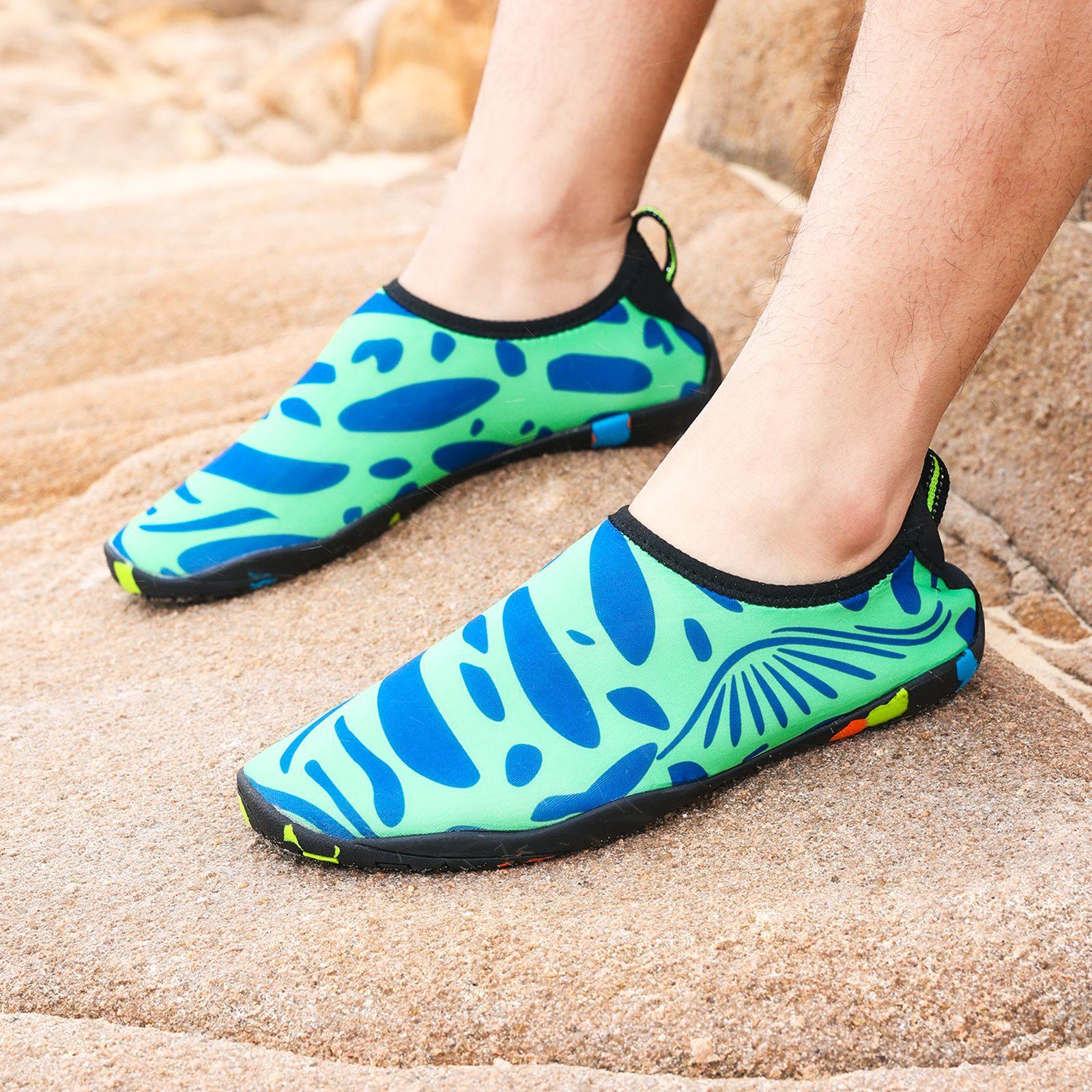 

Уличные носки для снорклинга, дайвинга в ручье, пляжные носки, нескользящие, устойчивые к порезам, антикоралловые, быстросохнущие, для серфинга, снорклинга, пляжная обувь 46 зелёный