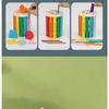 Montessori Wooden Color Sorting Toys Shape Matching Fine Motor Toys Sensory Game Early Educational Puzzle Toys for Toddlers